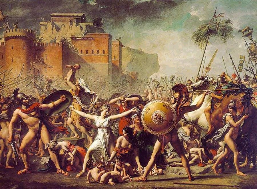 Jacques-Louis David The Sabine Women